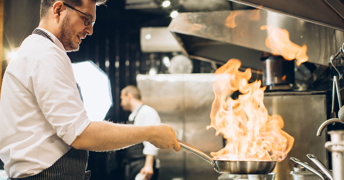 Professional kitchen